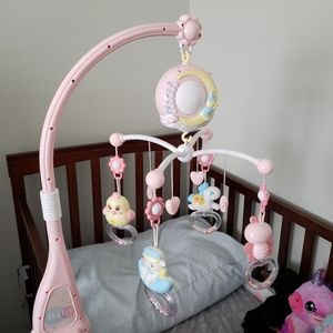 Baby moon mobile/mini mouse jumper